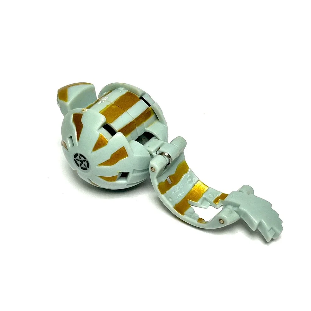 Bakugan Battle Brawlers B2 Haos Rattleoid 610G Snake Gray Spin Master Vintage